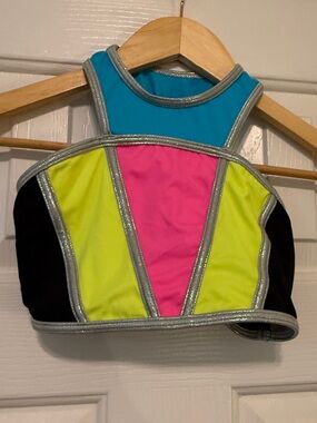 Balera Dance Bundle MC Neon Sports Bra Black Jazz Pants Practice Lot